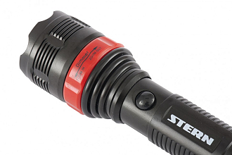 Фонарь бытовой, пластик, 3 W Led, ремешок, зум, 3 режима 100%-50%-строб, 3 х ААА Stern - фото 2