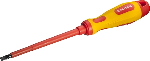 Фото 0 товара Отвертка SL5.5х125 мм, высоковольтная, Kraftool