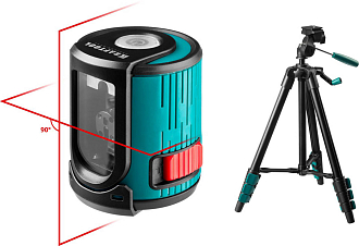Лазерный нивелир со штативом KRAFTOOL CL-20 3 34700-3 Professional линейный - фото 1