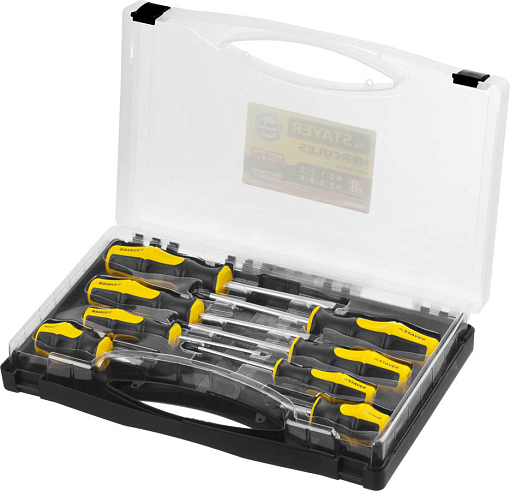 Фото 1 товара Набор отверток STAYER 8 шт., 25055-H8_z02