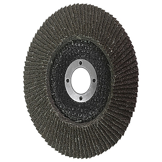 Круг лепестковый торцевой КЛТ1 125х22 Р80 (200/10) Bohrer - фото 2