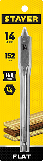 Сверло по дереву перовое 2950-14_z01 Master STAYER FLAT 14x152мм - фото 3