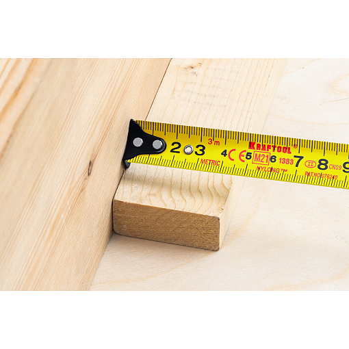 Фото 9 товара Рулетка X-Drive KRAFTOOL 34122-08_z02 8 м х 25 мм, ударостойкий обрезиненный корпус