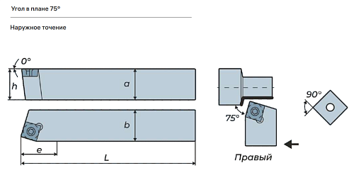 Фото 2 товара SSBCR2020K12 державка для наружного точения Deskar