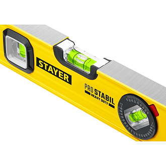 Уровень строительный фрезерованный STAYER 1500 мм, 3 глазка, точность 0.5 мм/м, PRO STABIL 3471-150_z02 - фото 7