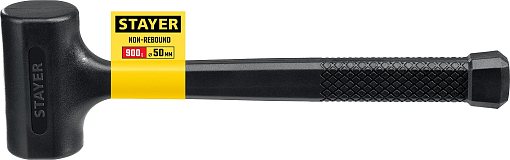 Фото 4 товара Молоток STAYER 900 г, 50 мм, облитый эластомером, безынерционный 2042-900