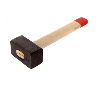 Кувалда, 4000 г, кованая головка, деревянная рукоятка "Павлово" Россия - фото 3