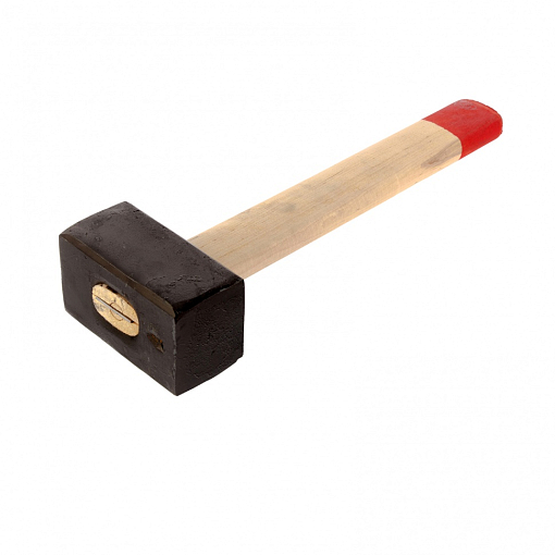 Фото 2 товара Кувалда, 4000 г, кованая головка, деревянная рукоятка "Павлово" Россия