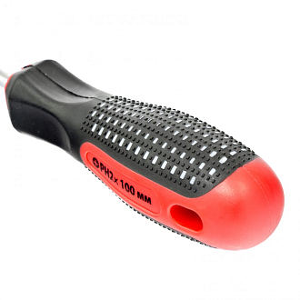 Отвертка Fusion, PH2 х 100 мм, CrV, трехкомп. рукоятка "Anti slip" Matrix - фото 3