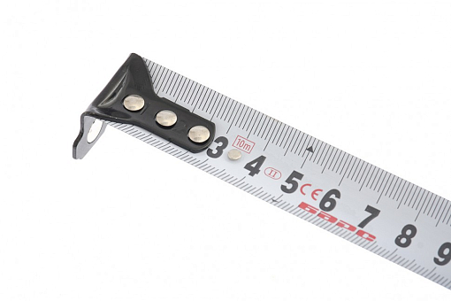 Фото 1 товара Рулетка Вектор 10 м х 25 мм, утолщенное полотно, магн. зацеп, обрез. корпус Барс