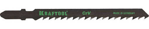 Фото 0 товара Полотна для лобзика 159521-4-S5KRAFTOOL по дереву, быстрый рез, EU-хвост., шаг 4 мм, 75 мм, 5 шт.