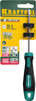 Отвертка SL3х80 мм, слесарная, Kraftool - фото 4