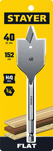 Фото 1 товара Сверло по дереву перовое 2950-40_z01 Master STAYER d=40 мм