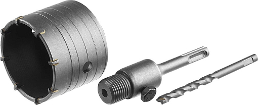 Фото 1 товара Коронка по бетону с державкой СИБИН 73 мм, 29216-73