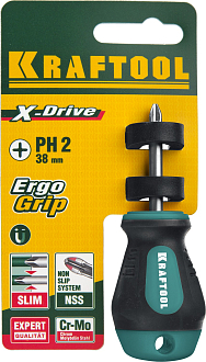 Отвертка PH2х38 мм, слесарная, Kraftool - фото 4