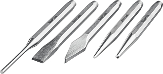 Набор зубил и кернеров KRAFTOOL GRAND-5 21075-H5,5 шт - фото 1