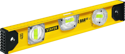 Фото 0 товара Уровень I-BAR 180°STAYER 400 мм, 3 глазка, линейка, поворотный глазок, двутавровый 3470-040_z02
