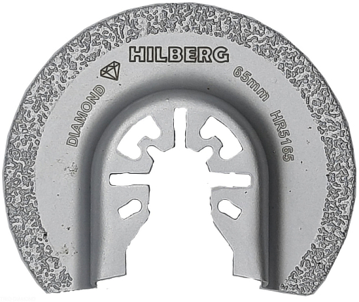 Фото 0 товара Полотно алмазное отрезное по керамике и камню Hilberg Radial Vc-M 65 mm