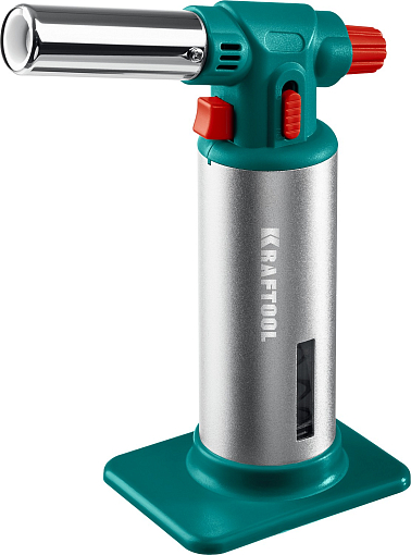 Фото 0 товара Автономная портативная газовая горелка с пьезоподжигом, KRAFTOOL 1500 °С 55508 BT-33