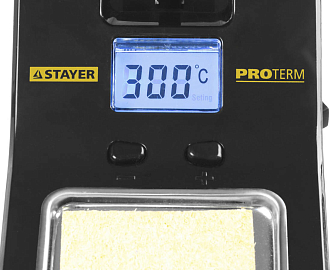 Паяльная станция цифровая STAYER 160-520°C, 48 Вт, шаг 10°C, жк дисплей, 55370 - фото 3