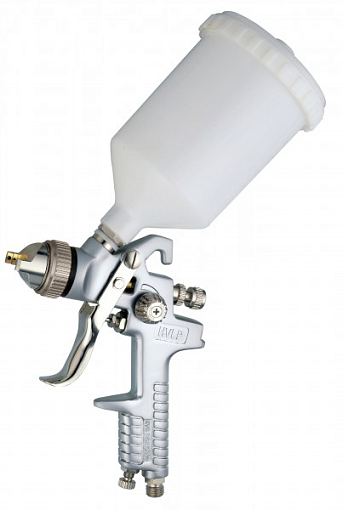 Фото 0 товара Пистолет покрасочный "Краскопульт" системы HVLP, бачок верхний нейлоновый 0.6 л, дюза 1.4 мм, Jonnesway