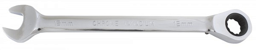 Фото 1 товара Ключ гаечный комбинированный трещоточный с реверсом, 12 мм, Jonnesway