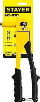 Заклепочник STAYER заклепки 2,4-4,8 мм, из алюминия и стали, стальной корпус, 3105_z01 Master - фото 6