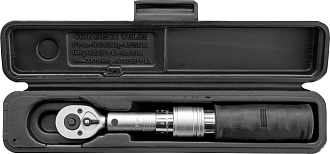 Ключ динамометрический двусторонний 1/4"DR, 1-5 Нм, THORVIK - фото 3