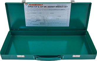 Металлический кейс для набора S04H3157S, Jonnesway - фото 1
