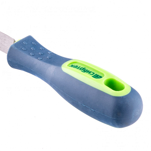 Фото 2 товара Напильник, 250 мм, трехгранный, двухкомпонентная рукоятка, №2 Сибртех