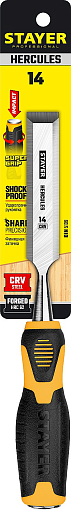 Фото 6 товара Стамеска STAYER 14 мм, с двухкомпонентной ручкой, 18205-14_z01