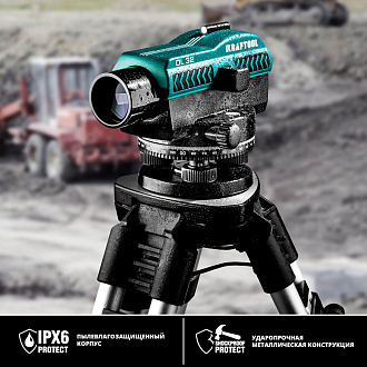 Оптический нивелир OL-32 34520 KRAFTOOL 122 м, увеличение 32Х - фото 10