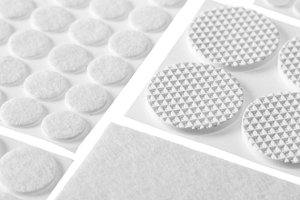 Набор: накладки самоклеящиеся на мебельные ножки STAYER 40917-H125 125 шт., белый - фото 2