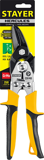 Фото 6 товара Прямые ножницы по металлу Hercules STAYER 240 мм, 2321_z01 Professional