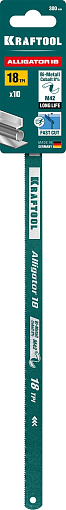 Фото 3 товара Полотно для ножовки по металлу Alligator-18 15942-18-1 KRAFTOOL 18 TPI, 300 мм, 1 шт.