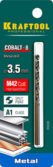 Сверло по металлу 29656-3.5 Pro KRAFTOOL 3.5 х 70 мм, HSS-Co (8%), класс A - фото 3