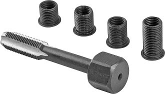 Набор для восстановления резьбы свечного отверстия М8х1.0, 5 предметов, THORVIK - фото 2