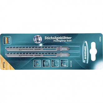 Полотна для электролобзика по дереву, 2 шт, ( 3180 ) Gross - фото 2