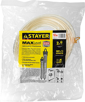 Гидроуровень строительный STAYER 10 м х 6 мм, MAXLevel 3486-06-10 Master - фото 5