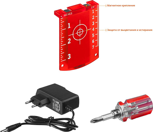Фото 8 товара Лазерный нивелир с детектором и держателем в кейсе KRAFTOOL LL3D 4 34640-4 Professional линейный