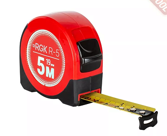 Измерительная рулетка 5м 19мм RGK R-5 - фото 1