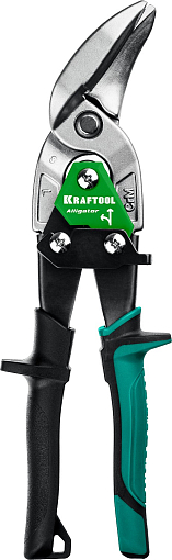 Фото 0 товара Левые усиленные ножницы по металлу с выносом Alligator 2328-OL KRAFTOOL 250 мм