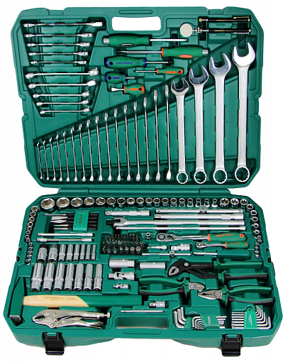 Фото 1 товара Набор инструмента универсальный 1/4", 1/2"DR, 179 предметов, Jonnesway