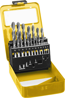 Набор сверл спиральных по металлу 29602-H19-M_z01STAYER 19 шт. ( 1-10 мм), HSS-R - фото 1