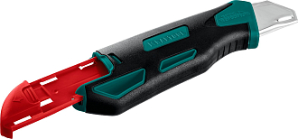 Нож 25 мм, сегментированное лезвие двойной фиксатор  GRAND-25 PRO, Kraftool - фото 2