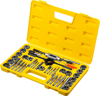 Набор метчиков и плашек MaxCut STAYER 40 предметов, легированная сталь, 2805-H40_z01 - фото 2