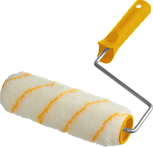 Фото 0 товара Валик малярный STAYER 180 мм, d=40 мм, ворс 12 мм, ручка d=6 мм, 0315-18_z01