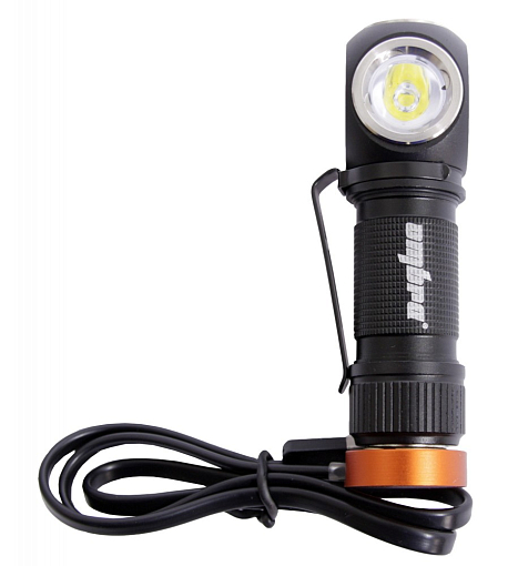 Фото 1 товара Фонарь светодиодный аккумуляторный, налобный, со световым пучком 350 Лм, Ombra