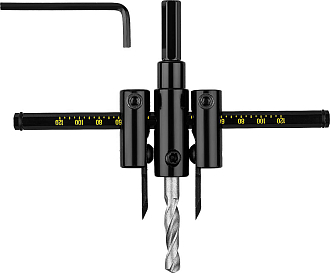 Cверло регулируемое "Балеринка" STAYER 2944 ,30-120 мм, двурезцовое, по дереву - фото 4