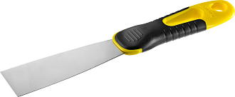 Шпатель STAYER 40 мм, нержавеющее полотно, двухкомпонентная рукоятка, 10045-04 - фото 1